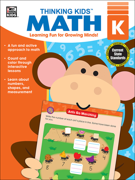 Title details for Thinking Kids' Math, Grade K by Brighter Child - Available